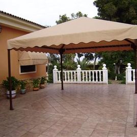 Toldos Peñalver carpa beige